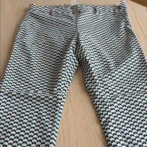 Stylish Black and White Patterned Pants